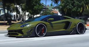 Lamborghini Aventador LP750-4 Superveloce Roadster by Liberty Walk & RDB LA 2020 года 